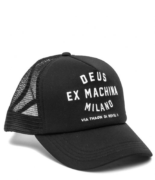 Deus  Milano Address Trucker Cap black